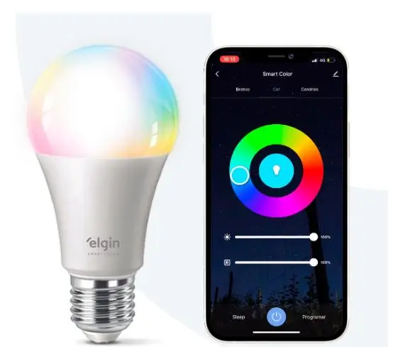 Tela do app Smart Life mostrando opções de adicionar dispositivo